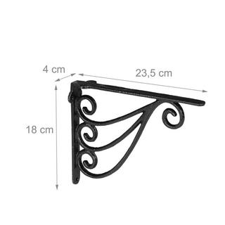 B2X Set di 2 ornamenti per angoli di mensola  