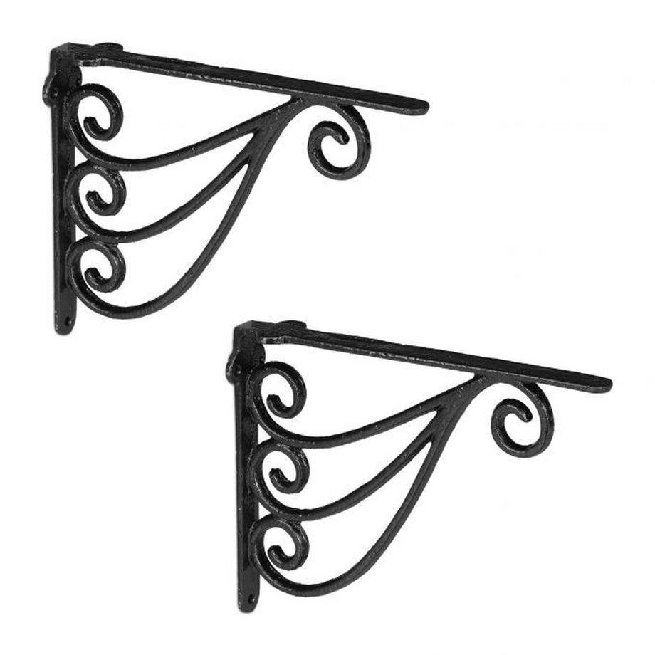 Set di 2 ornamenti per angoli di mensola