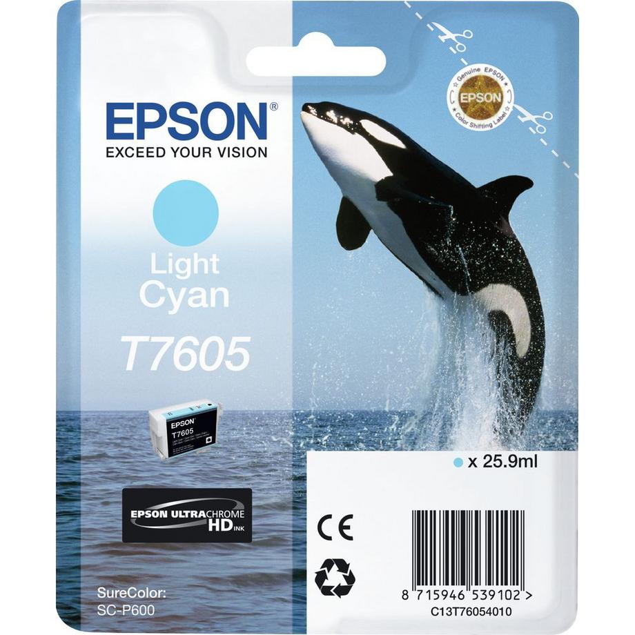 EPSON  Ink T0760 UltraChrome Light cyan 