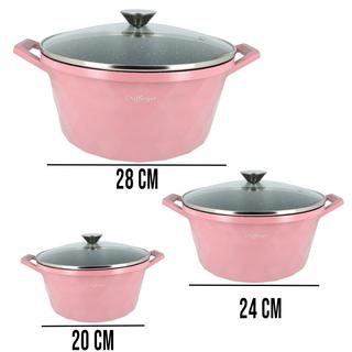 Cheffinger Set cucina 10 pentole modello diamante  