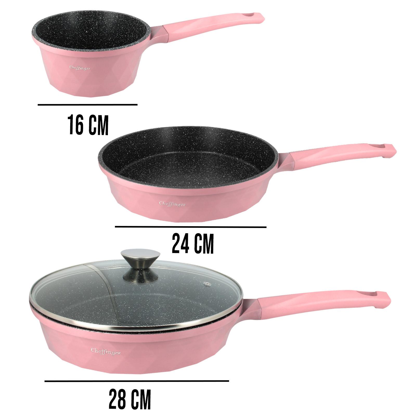 Cheffinger Set cucina 10 pentole modello diamante  