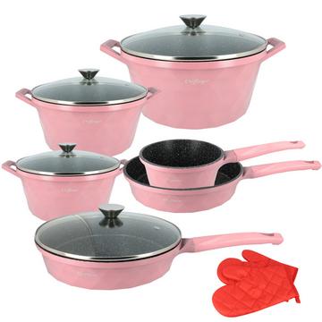 Set cucina 10 pentole modello diamante