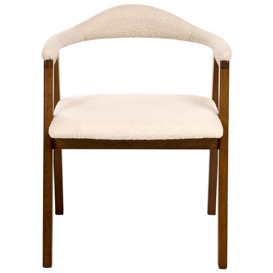 Beliani Lot de 2 chaises de salle à manger en Bois d'hévéa  ONECO  