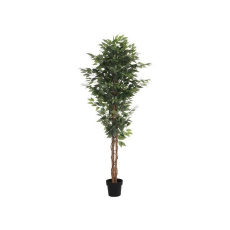 Vente-unique Kunstpflanze Ficus mit Topf - 180 cm - VALOPA  
