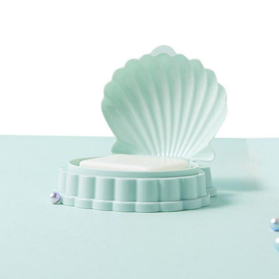 Northio Gobelet à savon portable - coquillage - plastique  