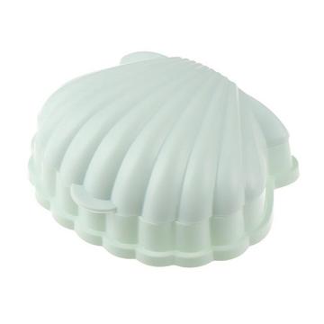 Gobelet à savon portable - coquillage - plastique