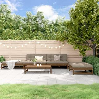 VidaXL Salon de jardin bois  