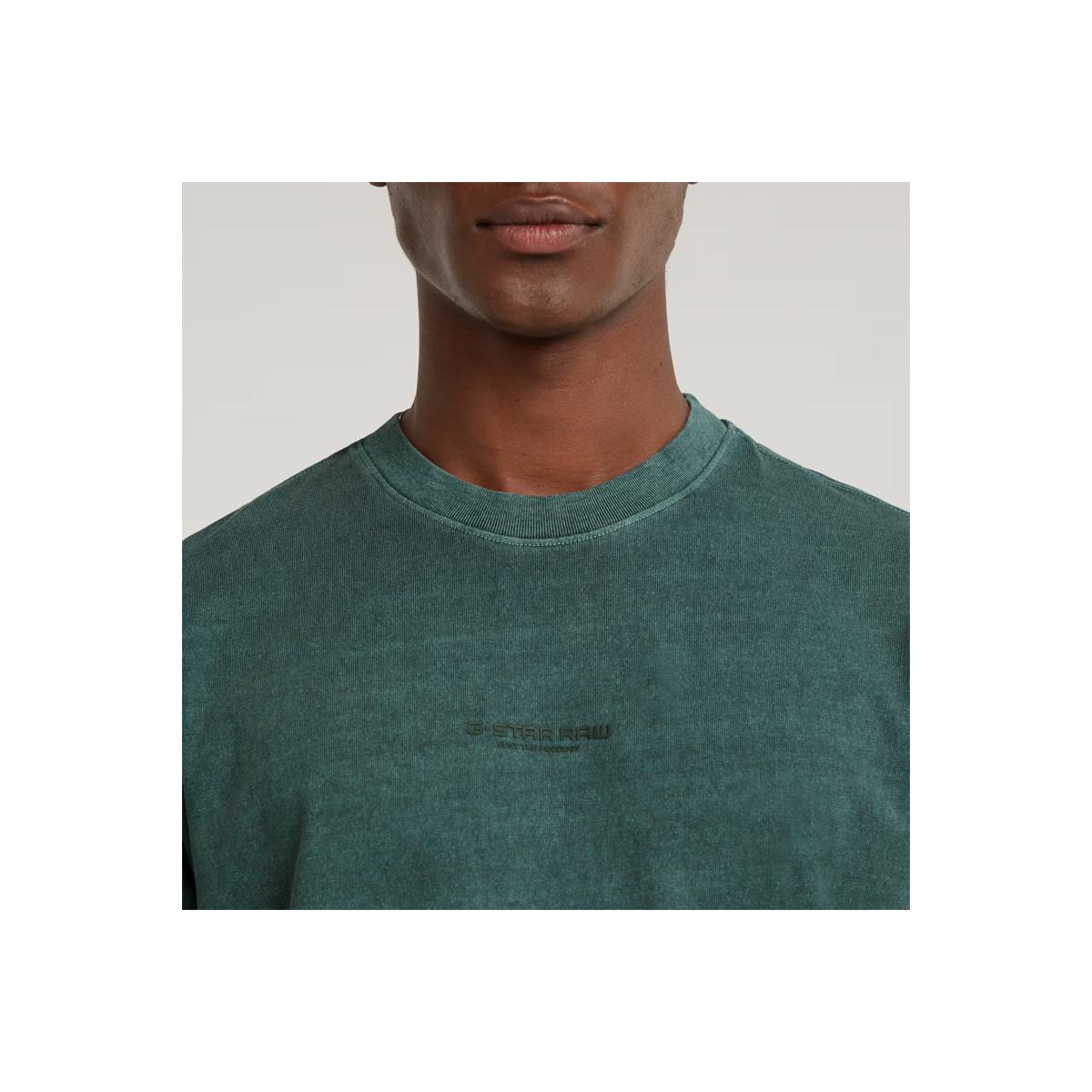 G-STAR Überfärbtes quadratisches T-Shirt  