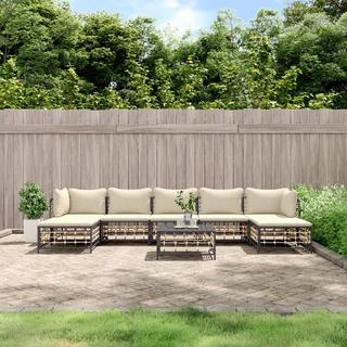 VidaXL Garten lounge set poly-rattan  