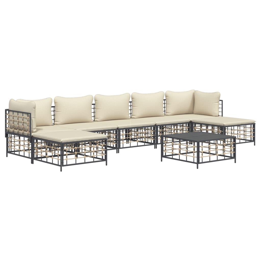 VidaXL Garten lounge set poly-rattan  