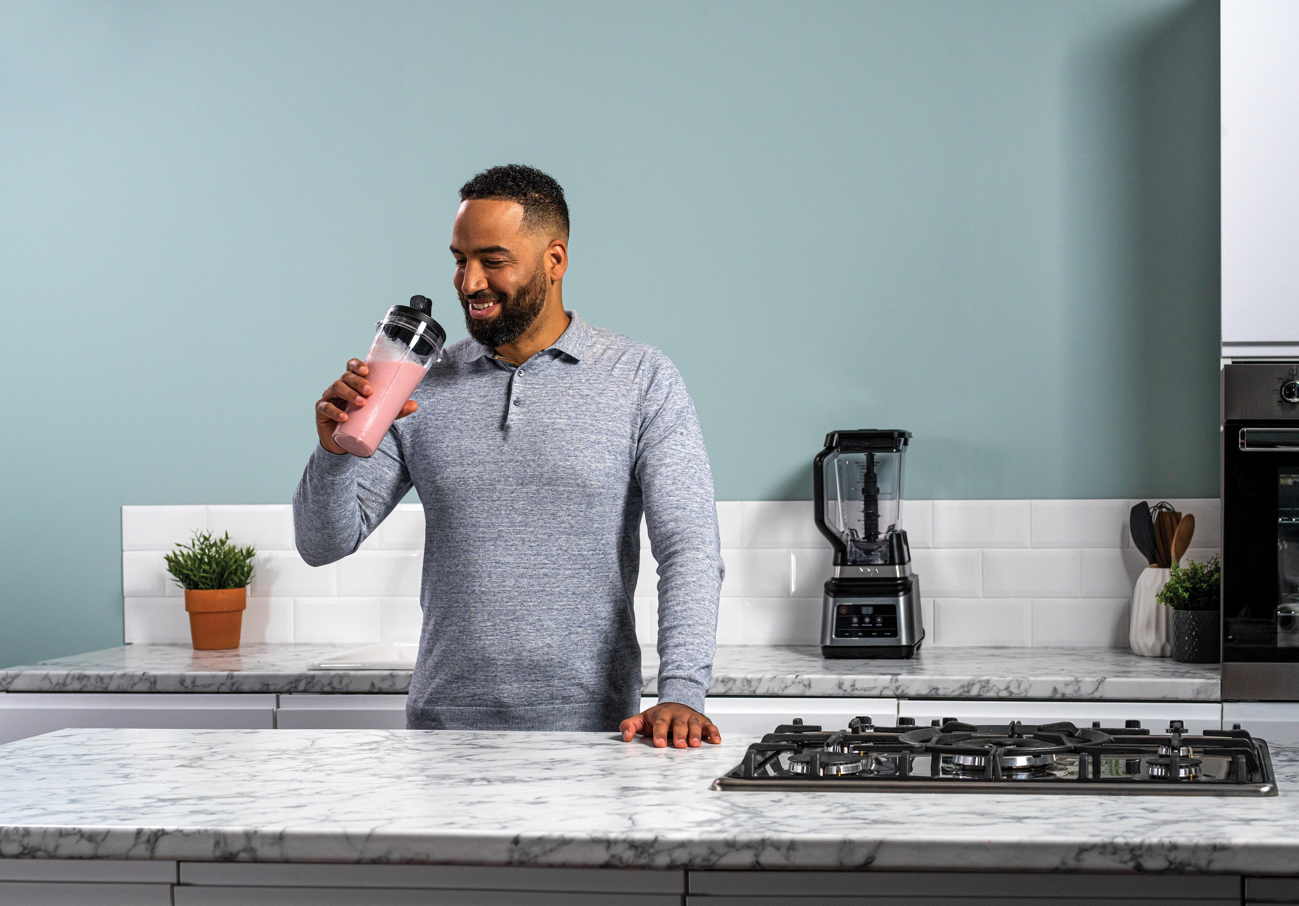 Ninja BN750CH Mixeur 2 en 1 avec Auto-iQ  