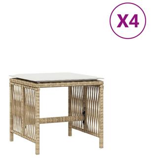 VidaXL  Tabouret de jardin rotin synthétique 