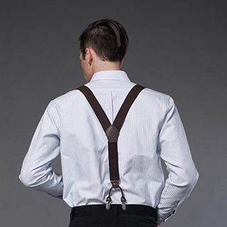 Only-bags.store Heavy Duty Y Back 6 Clip Hosenträger  