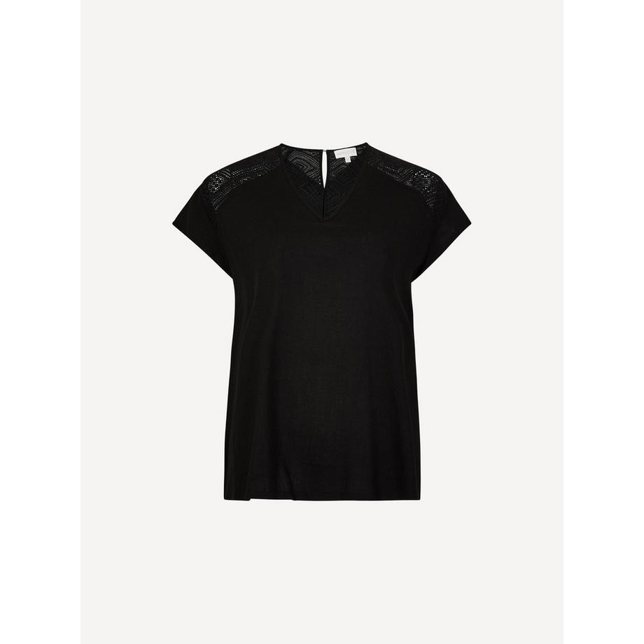 APRICOT T-Shirt con inserto all'uncinetto  