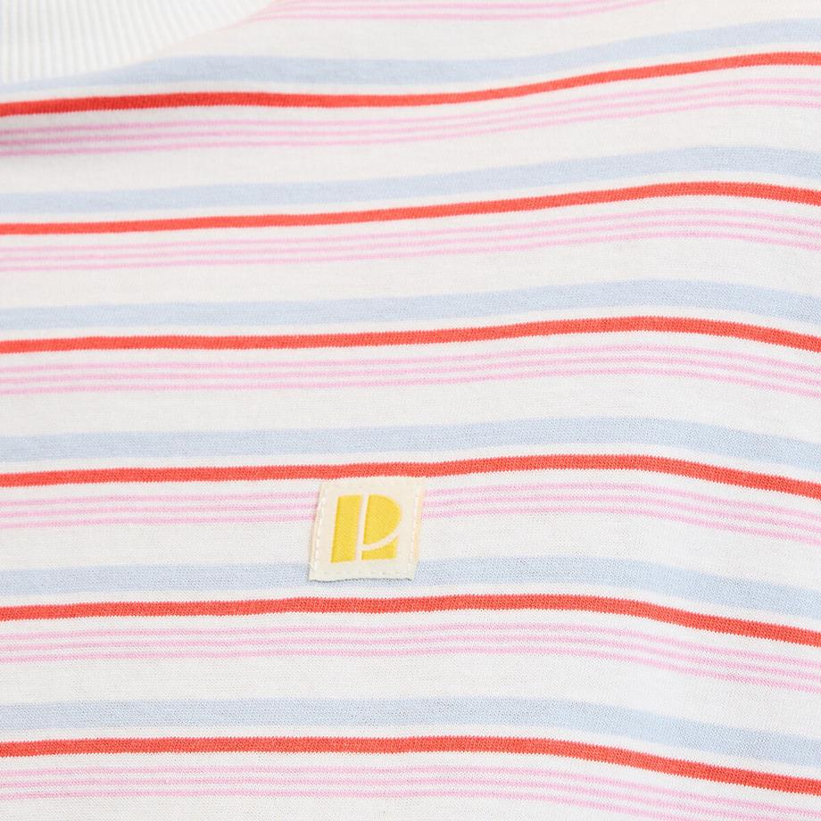 La Redoute Collections T-shirt Rayé Manches Courtes Col Rond  