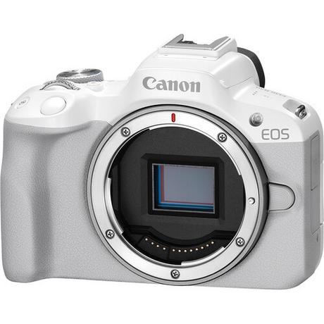 Canon  Canon EOS R50 Boîtier Blanc (kit) (sans adaptateur) 