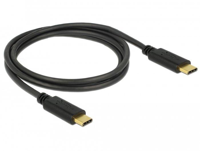 DeLock  83323 câble USB 1 m USB 2.0 USB C Noir 