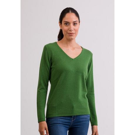CASH-MERE.CH Kaschmir V-Ausschnitt Pullover  