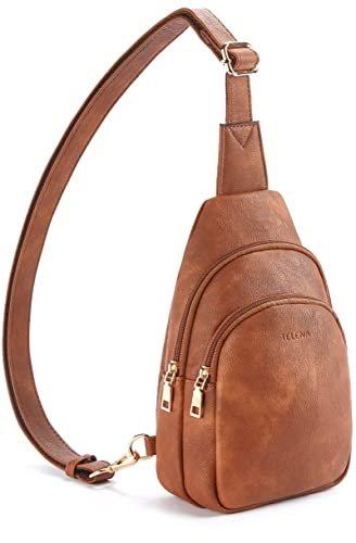 Only-bags.store Sling Bag Brusttasche, Crossbody Umhängetasche PU Leder Sport Schultertasche Klein Bauchtasche Sling Bag Brusttasche, Crossbody Umhängetasche PU Leder Sport Schultertasche Klein Bauchtasche 