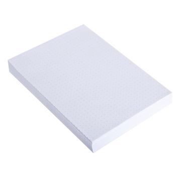 Paquet 100 fiches sous film - bristol dots non perforé - 148x210mm - x 10