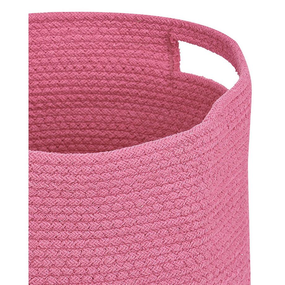 Beliani Korb aus Baumwolle Boho CHINIOT  