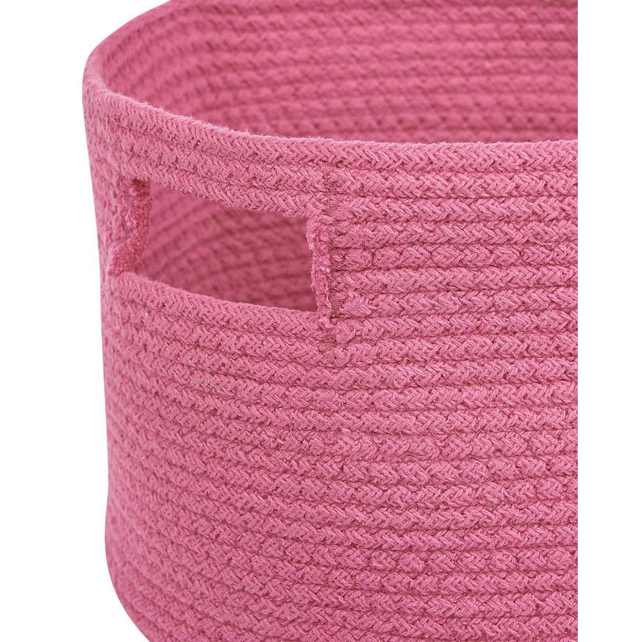 Beliani Korb aus Baumwolle Boho CHINIOT  