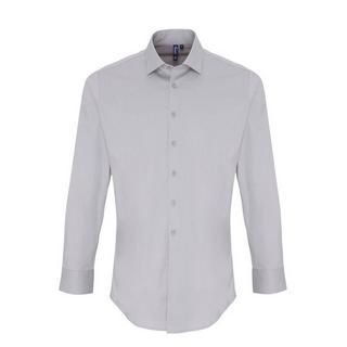 PREMIER  Chemise à manches longues en popeline stretch 