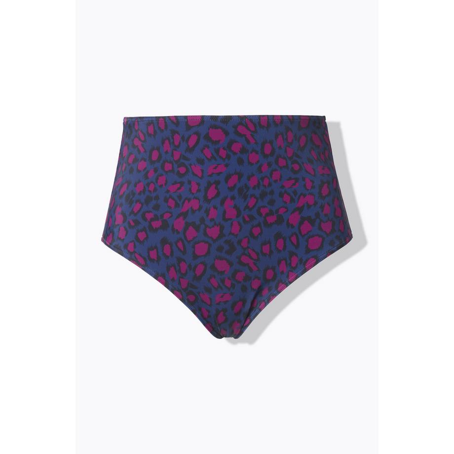 Studio Untold Bas de bikini taille haute imprimé léopard Shaping  