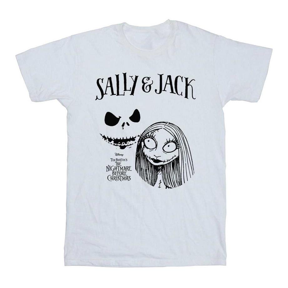 Maglietta Jack E Sally Cotone Ragazze