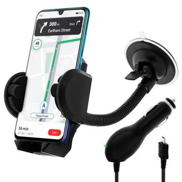 Chargeur Voiture micro-USB + Support