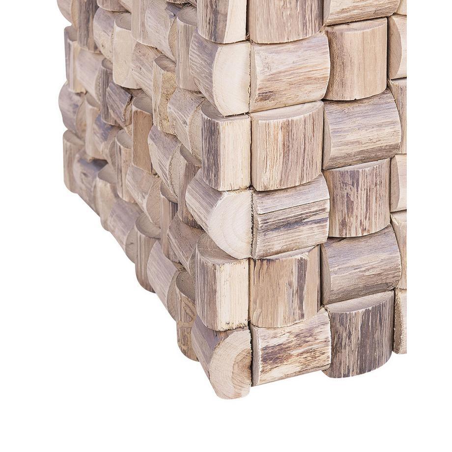 Beliani Beistelltisch aus Teakholz  CAJEME  