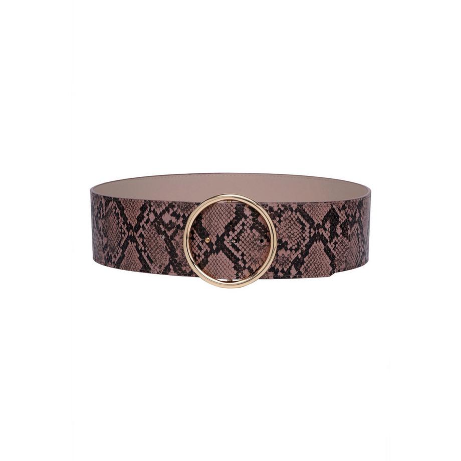 AVANT-GARDE PARIS Ceinture Imprimé Serpent Double Boucle  