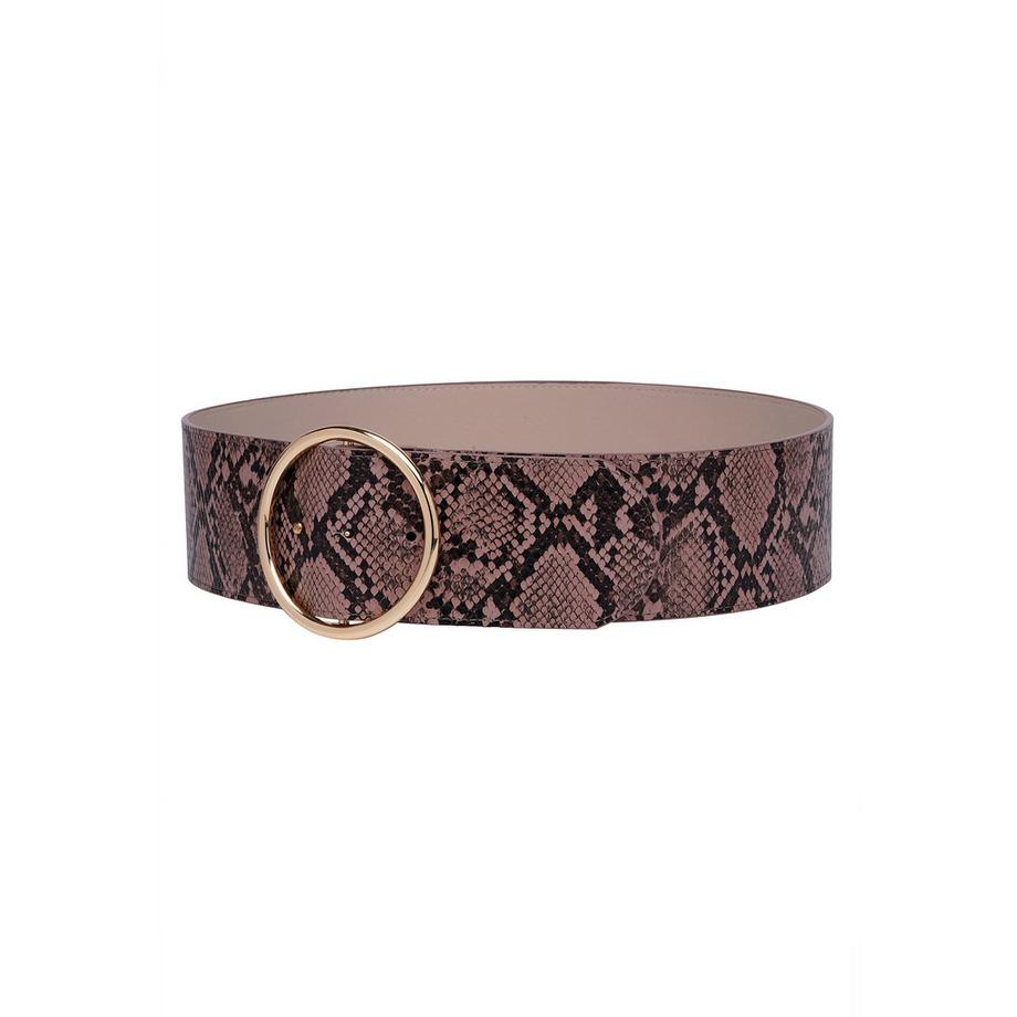 AVANT-GARDE PARIS Ceinture Imprimé Serpent Double Boucle  