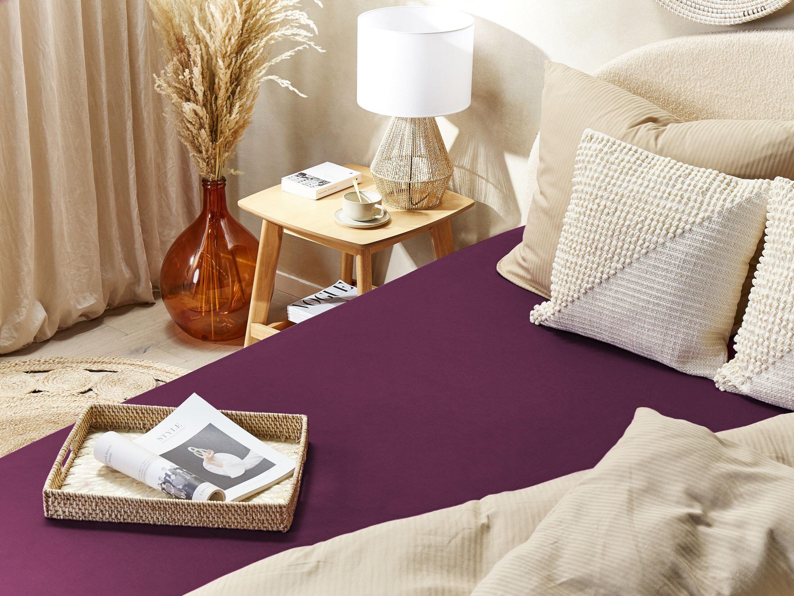 Beliani JANBU Drap Housse en Coton  