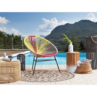 Beliani Gartenstuhl aus PE Rattan Modern ACAPULCO  