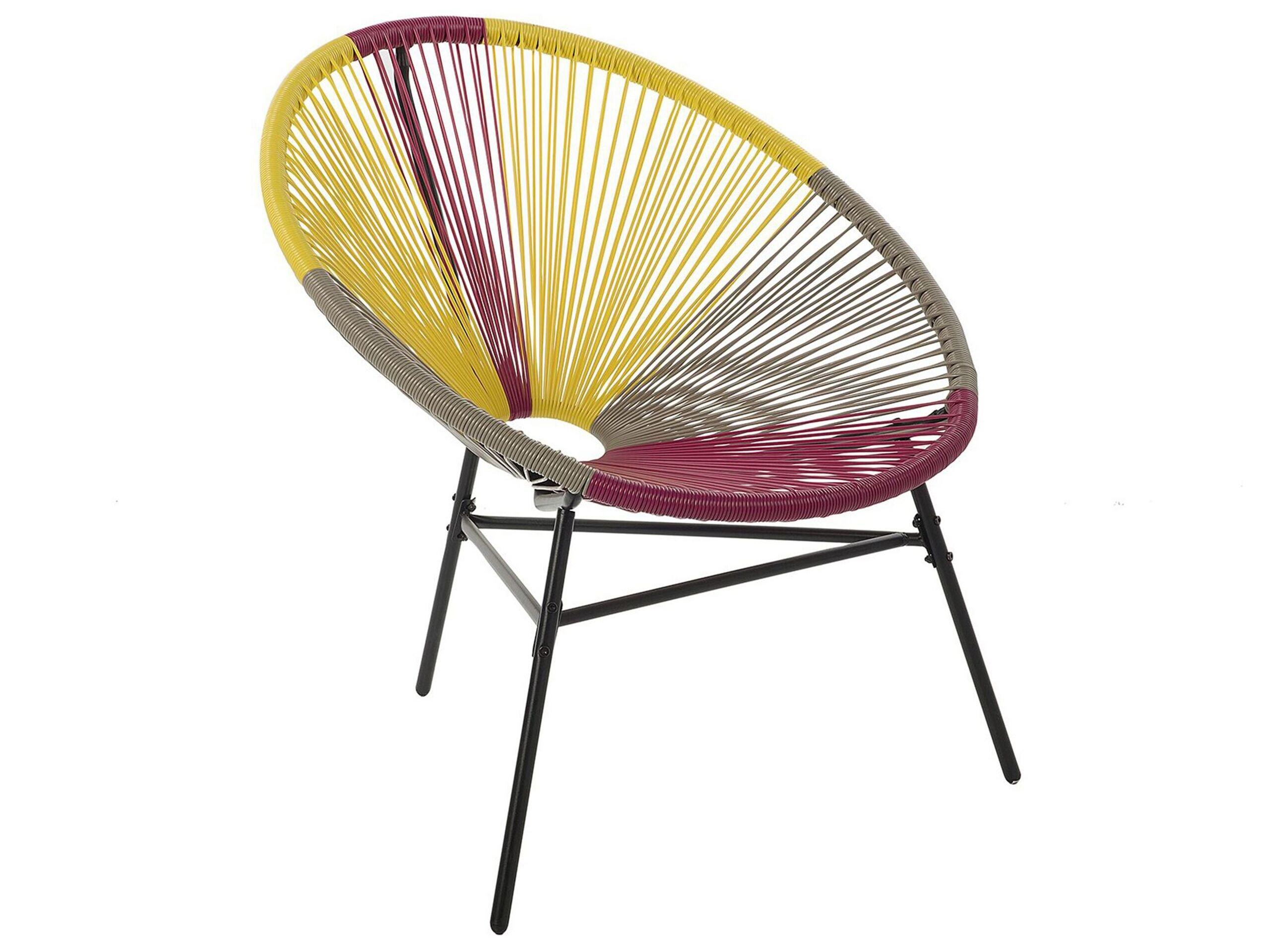 Beliani Chaise de jardin en Polyrotin Moderne ACAPULCO  