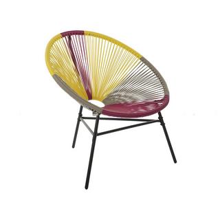 Beliani Chaise de jardin en Polyrotin Moderne ACAPULCO  