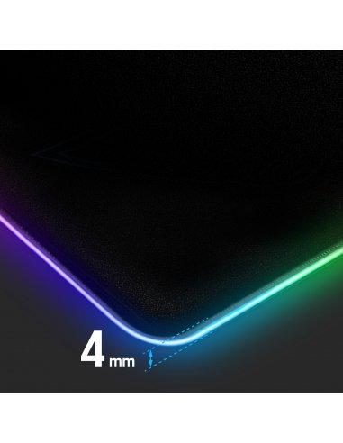 Spirit Of Gamer  Tapis de souris XXL Gamer Mousepad avec LED Rainbow-Design 