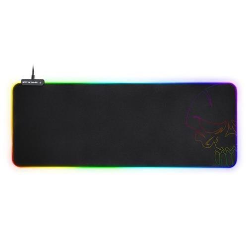 Spirit Of Gamer  Tapis de souris XXL Gamer Mousepad avec LED Rainbow-Design 