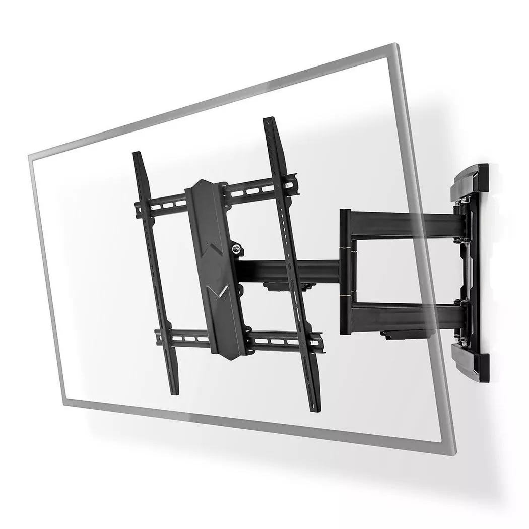 Nedis Full Motion TV Wall Mount | 43 - 100 " | Maximum supported screen weight: 70 kg | Tiltable | Rotatable | Minimum wall distance: 70 mm | Maximum w
