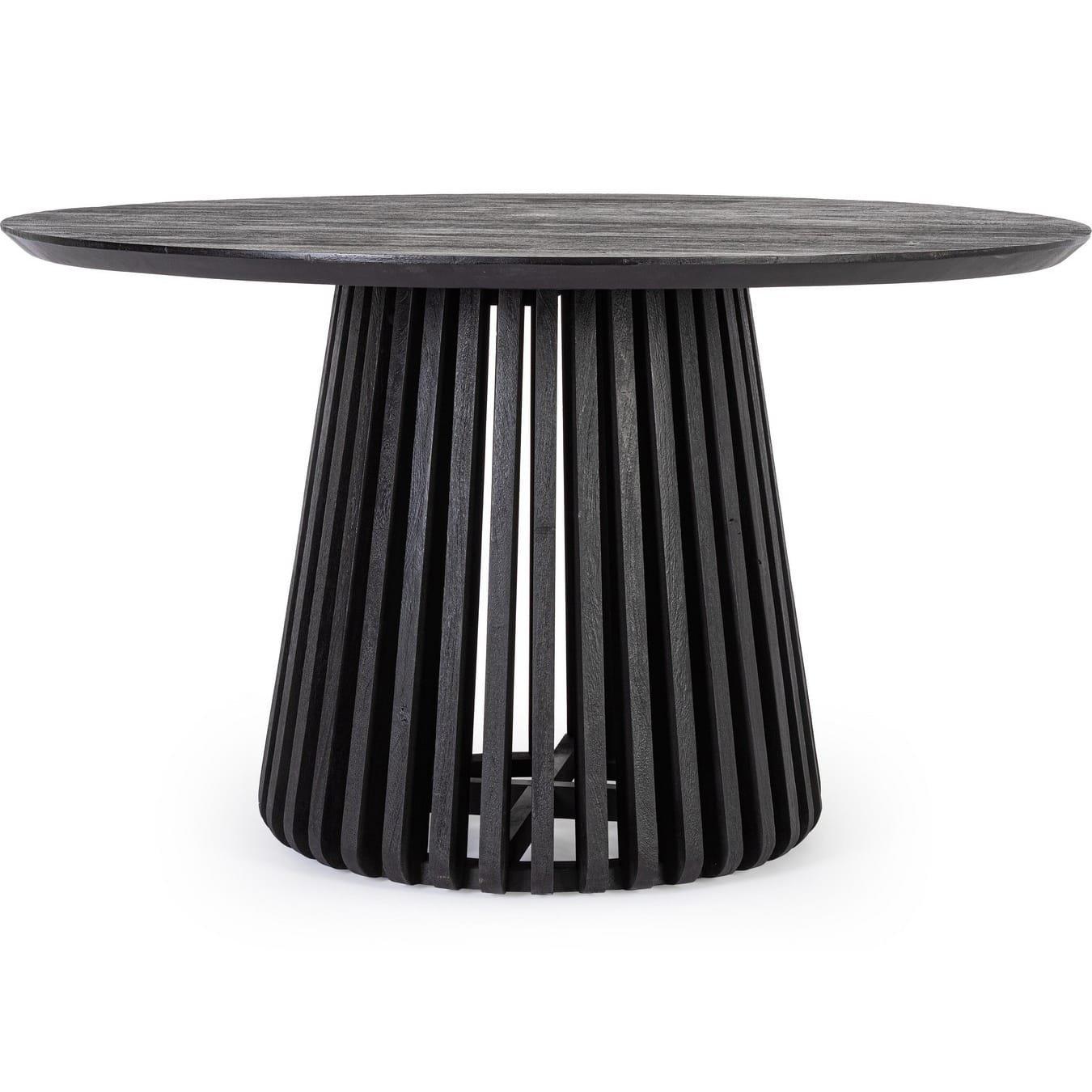 mutoni Table Odion noire ronde 130  