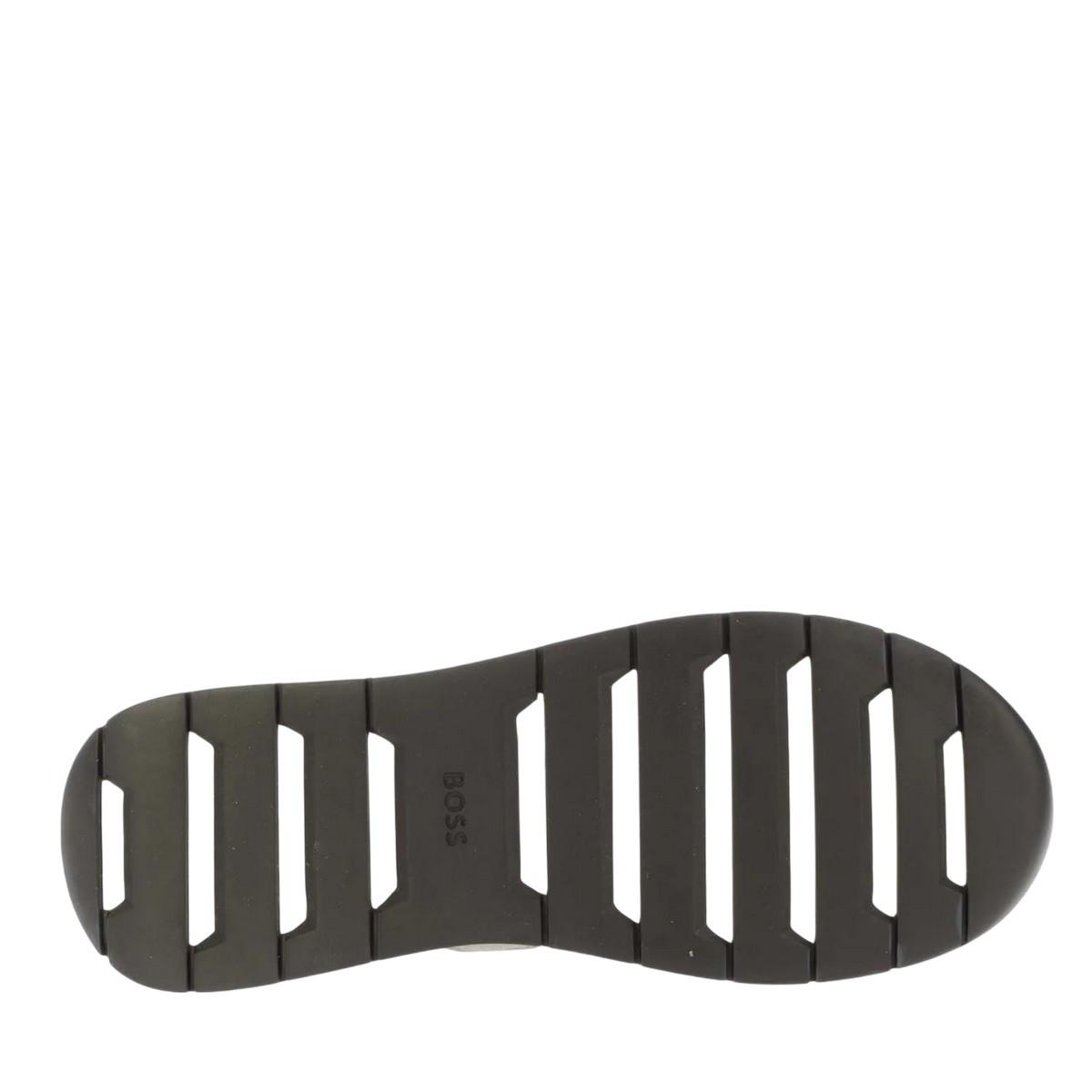 BOSS  Sneaker Titanium, WildlederPanel 