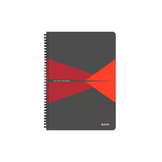 Leitz LEITZ Collegeblock Office Card A4 46470025 rot kariert  