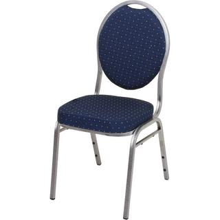 mutoni Chaise de banquet bleue (lot de 2)  