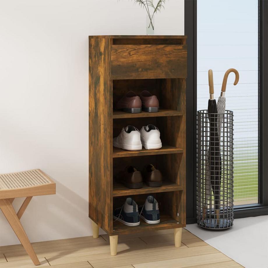 VidaXL Armoire à chaussures bois d'ingénierie  