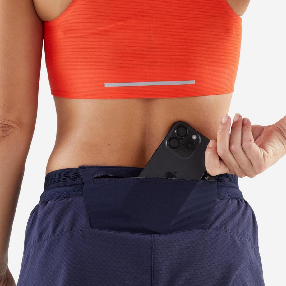 KIPRUN  Shorts femme course et trail polyester 