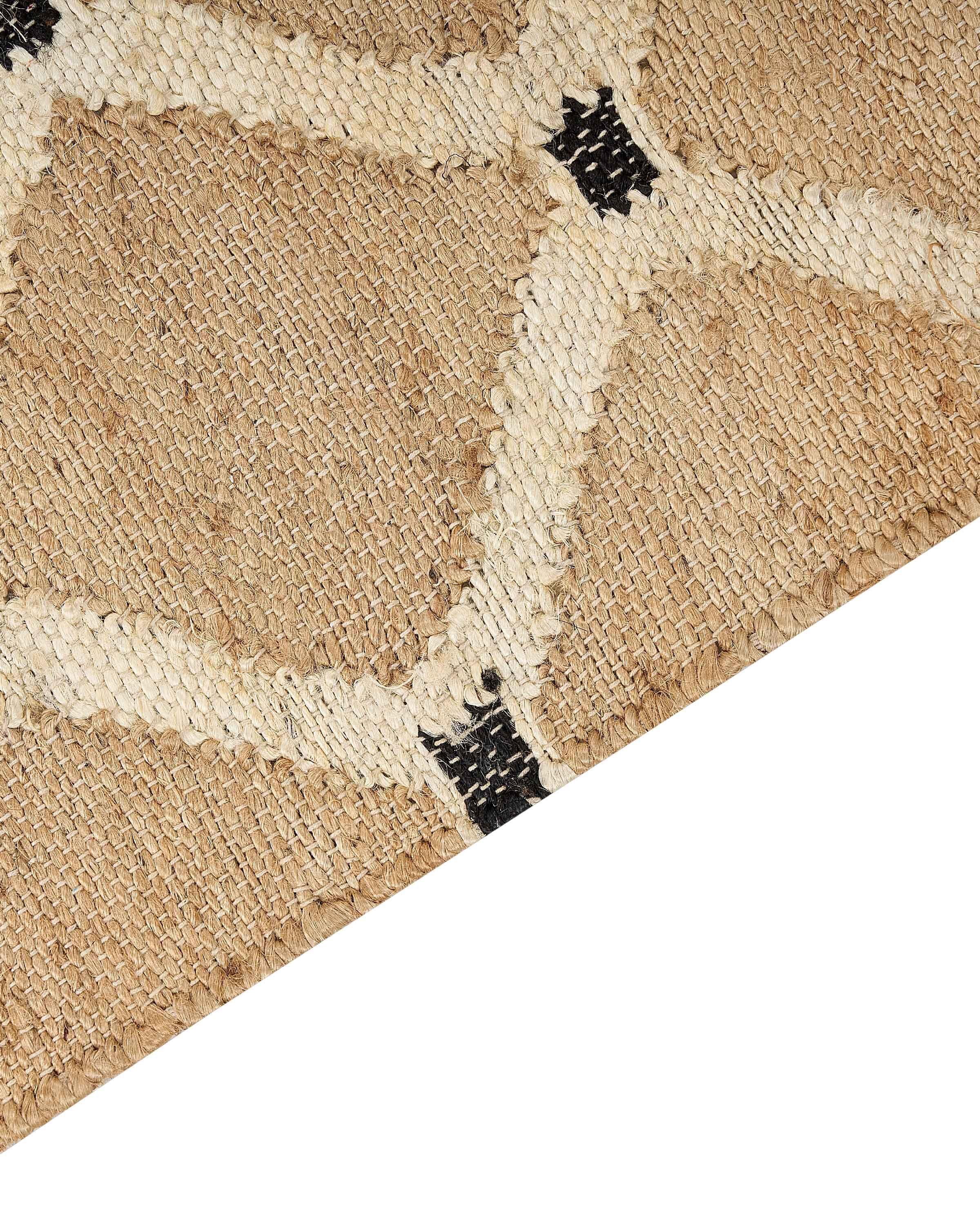 Beliani Tapis en Jute Boho KALEKOY  