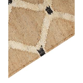 Beliani Tapis en Jute Boho KALEKOY  