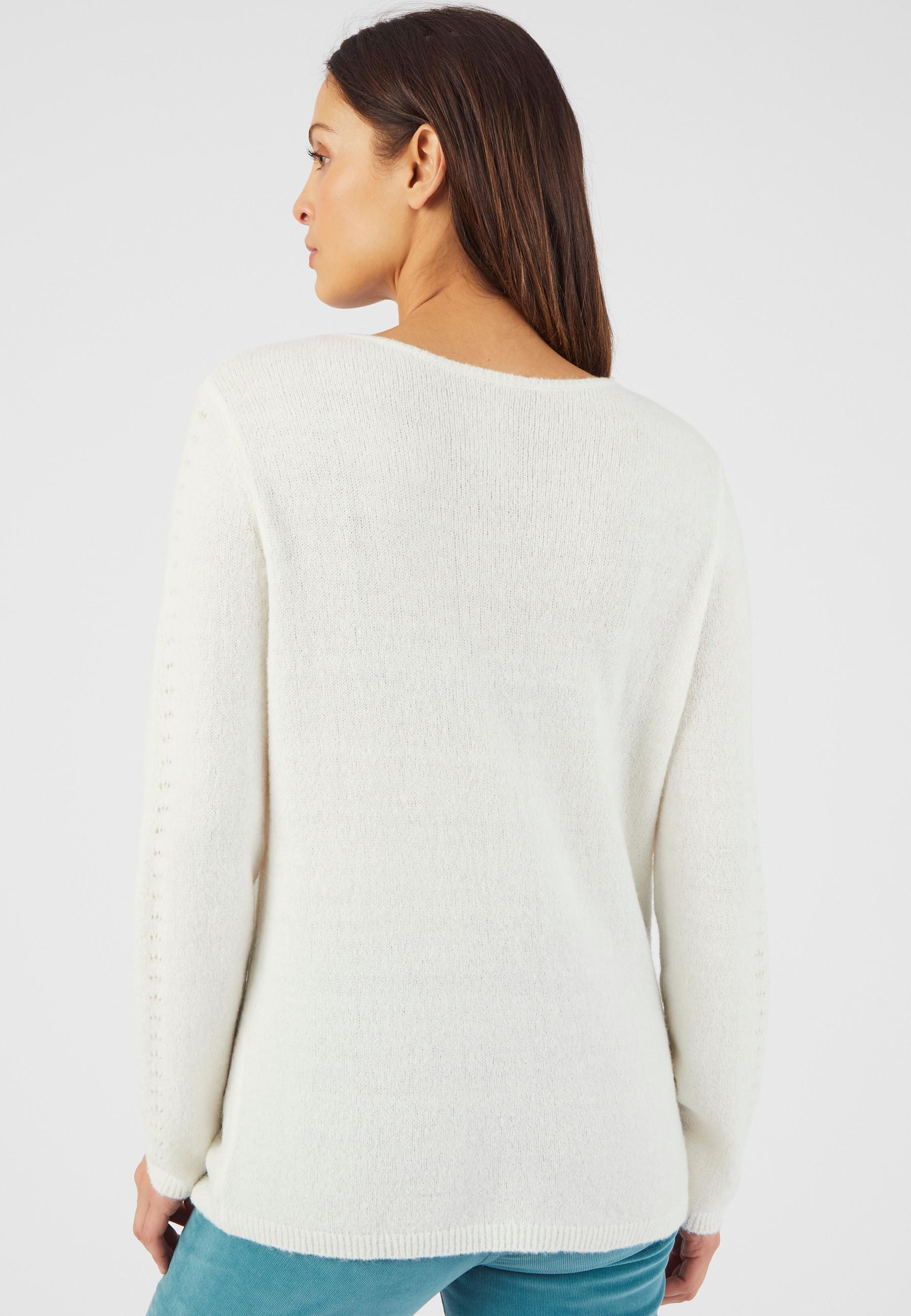 Damart  Pullover Ajourstrick Alpaka-Mix 