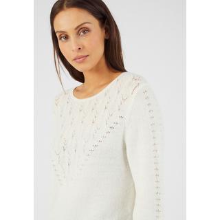 Damart  Pullover Ajourstrick Alpaka-Mix 